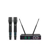 MICROFONE SEM FIO KADOSH K492M 2 BASTÕES DE MÃO UHF