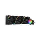 WATER COOLER PCYES 360MM SANGUE FRIO 3 ARGB PRETO VULCAN ARGBSF3360BR