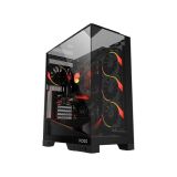 GABINETE GAMER PCYES FORCEFIELD DOME BLACK VULCAN