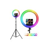 RING LIGHT SELFIE COM LUZ DE LED RGB 22