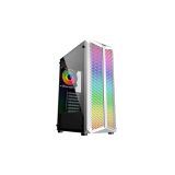 GABINETE GAMER OEX HAVEN GH-300 RGB BRANCO