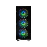GABINETE GAMER KMEX DIVINUS RITMICO CGBL10 COM 3 FANS 120MM