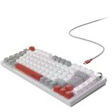 TECLADO MECANICO PCYES 75 ARKEUM - WHITE GHOST - SWITCH BLUE