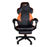 CADEIRA GAMER OEX LARANJA E PRETO GC301