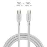 CABO USB TIPO C 3.1 X CABO USB TIPO C 3.1 2M PCYES PUCP2B  BRANCO