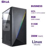 COMPUTADOR PC SKULL B700 CORE I7 3770 3.4GHZ MEM 8 GB DDR3 SSD 512 FONTE 200W LINUX UBUNTU