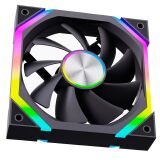 COOLER  RISE MODE MAGNETO X BLACK MOTHERBOARD  ARGB 5V 120MM  SEM CONTROLADORA RM-MAX-ARGB-B