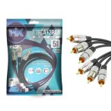 CABO 3 RCA + 3 RCA  5M CHIP SCE 018-0752