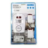SENSOR DE PRESENÇA COM ALARME SONORO E CONTROLES IT BLUE SC-190D