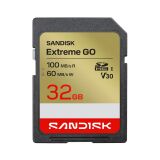 CARTAO DE MEMORIA  SD 32GB SANDISK CLASSE 10 EXTREME GO 100MB/S