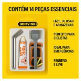 KIT REPARO PARA PNEU COM 14PÇS BOM VINK BOM-3625