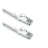 CABO DE REDE PATCH CORD CAT5E 10 METROS BRANCO PLUSCABLE