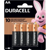 PILHA AA ALCALINA DURACELL C/4