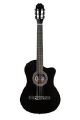 VIOLAO ELETRICO NYLON PRETO CLCE-1 WALDMAN