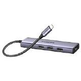 HUB USB UGREEN  USB-C COM 3P USB-A 3.0/HDMI/SD/TF CM511
