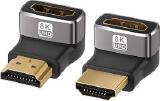 EMENDA HDMI 90 GRAUS  4K/8K