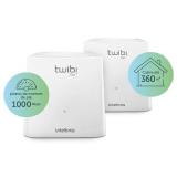 KIT ROTEADOR INTELBRAS MESH TWIBI GIGA+ AC 1200 MBPS DUAL BAND MU MIMO