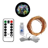 FIO 10 LEDS BRANCO QUENTE 10M USB / CONTROLE