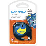 FITA DE POLIESTER PARA ROTULADOR LETRATAG DYMO COD: 91332 AMERALO 12MM X 4M