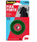 FITA DUPLA FACE SCOTCH FIXA FORTE 15CM SUPORTA 400G 3M 2 METROS