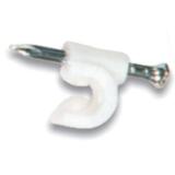 FIXADOR DE CABO BRANCO 6MM PCT 100
