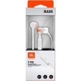 FONE DE OUVIDO COM MIC JBL T110 BRANCO