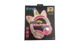 FONE DE OUVIDO UNICORNIO COM LUZ LED INOVA FON-8524