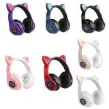 FONE DE OUVIDO HEADPHONE BLUETOOTH COM LED ORELHA DE GATINHO COLORS P39M