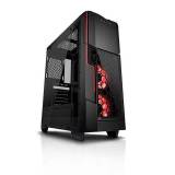 GABINETE GAMER 3 BAIAS CRIMSON 211 ACRILICO AZZA VERMELHO