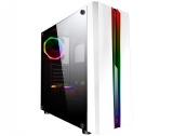 GABINETE GAMER K-MEX ODYSSEY BRANCO C/ LED RGB CG-05RD