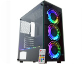 GABINETE GAMER KMEX ATLANTIS LED RGB CG-04N9