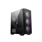 GABINETE MSI MAG FORGE M100A MINI TOWER VIDRO TEMPERADO RGB USB 3.2 C/4 FANS RGB PRETO