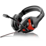 FONE DE OUVIDO COM MIC GAMER WARRIOR MULTILASER PH101 PTO E VERM.HARVE P2