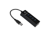 HUB USB 3.0 4 PORTAS C3TECH HU-300BK