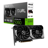 PLACA DE VIDEO ASUS NVIDIA GEFORCE RTX 5060 DUAL 8GB GDDR7 PCIE 5.0 128 BITS HDMI DISPLAY PORT DUAL-RTX5060-8G