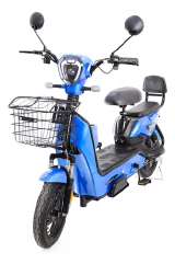 BICICLETA ELETRICA HAWK  HW 500  PRIME AZUL 500W - BATERIA 48V 45 KM AUTONOMIA