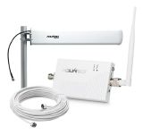 KIT REPETIDOR, ANTENA E AMPLIFICADOR DE SINAL DE CELULAR RURAL AQUARIO RP- 180 1800MHZ