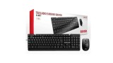 KIT TECLADO E MOUSE C3TECH SEM FIO PRETO K-W11