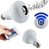 LAMPADA LED RGB CAIXA DE SOM BLUETOOTH