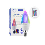 LAMPADA  LED  VELA RGB  LK RGB  JO 4W