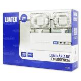 LUMINARIA DE EMERGENCIA 6500K BIVOLT 3W LUA TEK LK-731