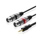 CABO P2 ESTEREO X 2 XLR FEMEA 3M K AUDIO