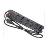 FILTRO DE LINHA 6 TOMADAS 10A 2M PRETO DXR