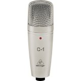 MICROFONE CONDENSADOR XLR BEHRINGER C 1 STUDIO COM CASE