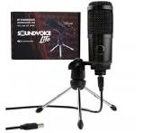 KIT MICROFONE CONDENSADOR USB SOUNDVOICE LITE SOUND CASTING 1200