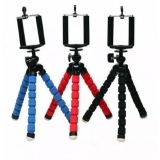 MINI TRIPE FLEXIVEL COM SUPORTE PARA CELULAR SMARTPHONE MB TECH MB54206 21cm