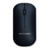 MOUSE SEM FIO 2.4GHZ  1200DPI PRETO MULTILASER MO307