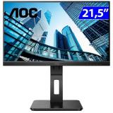 MONITOR AOC 21,5 LED 22P2ES/HDMI/DISPLAY PORT/VESA/PIVOT/AJ ALTURA