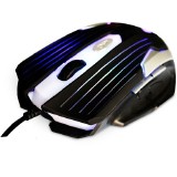 MOUSE GAMER C3 TECH MG-11 BSI PRETO E PRATA 6 BOTOES 2400 DPI