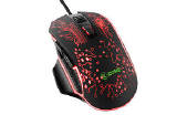 MOUSE GAMER USB X ZONE GMF-03 LED VRMELHO 3200 DPI